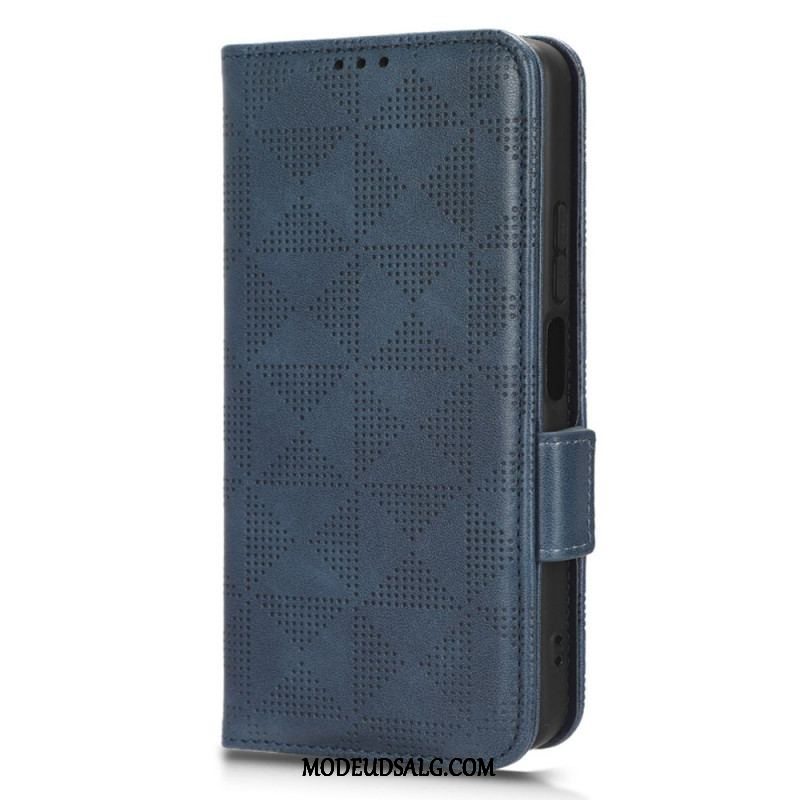 Flip Cover Xiaomi Redmi Note 12 4G Trekanter Med Snor