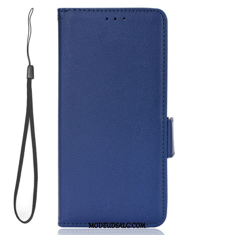 Flip Cover Xiaomi Redmi Note 12 4G Ultra Fin Med Snor