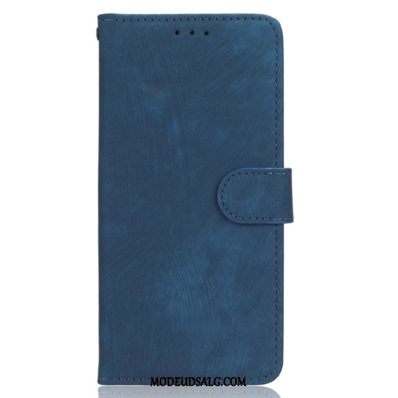 Flip Cover Xiaomi Redmi Note 12 4G Vintage Synlige Sømme