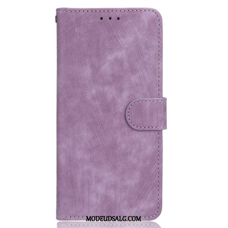 Flip Cover Xiaomi Redmi Note 12 4G Vintage Synlige Sømme