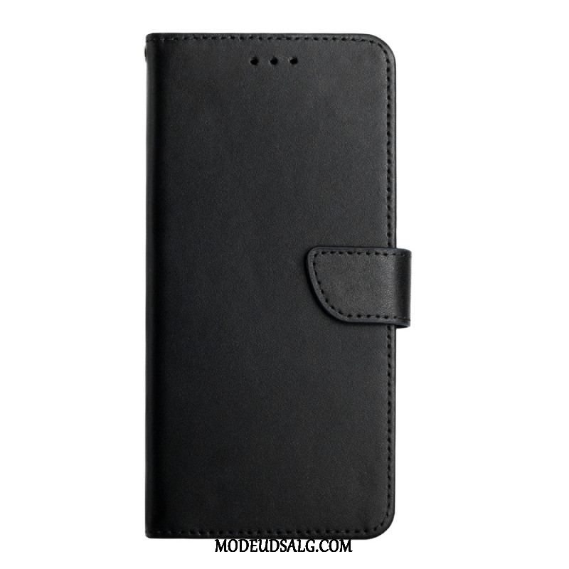 Flip Cover Xiaomi Redmi Note 12 4G Ægte Nappa Læder