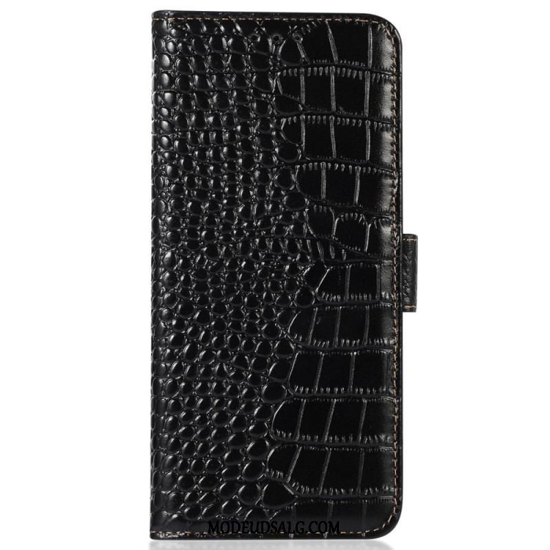 Flip Cover Xiaomi Redmi Note 12 5G Crocodile Style Rfid