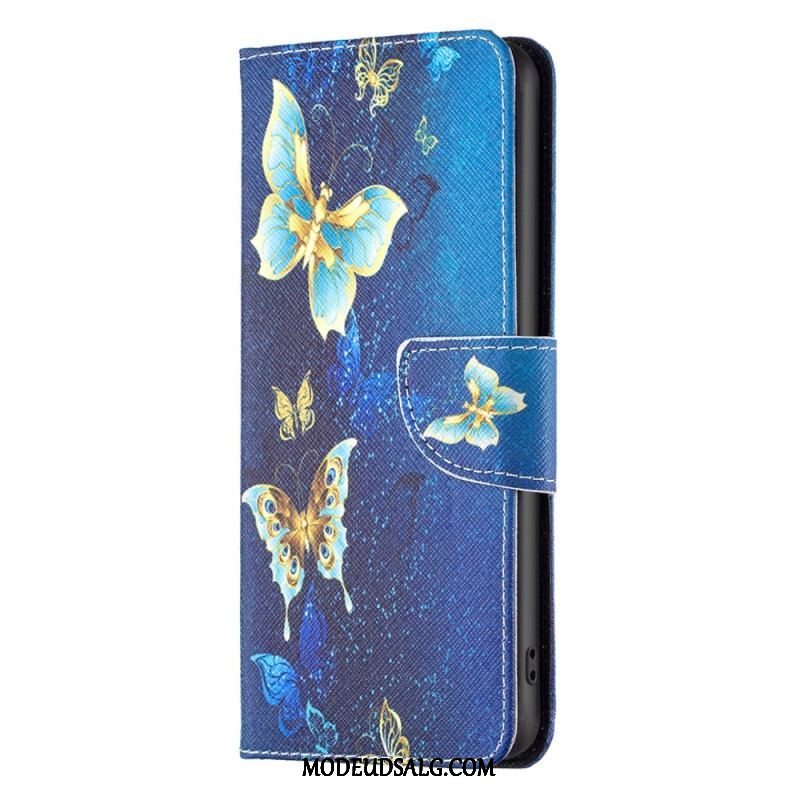 Flip Cover Xiaomi Redmi Note 12 5G Sommerfuglene