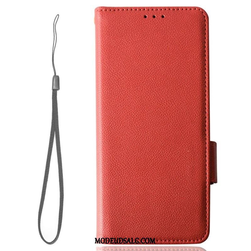 Flip Cover Xiaomi Redmi Note 12 5G Ultra Fin Litchi Stil