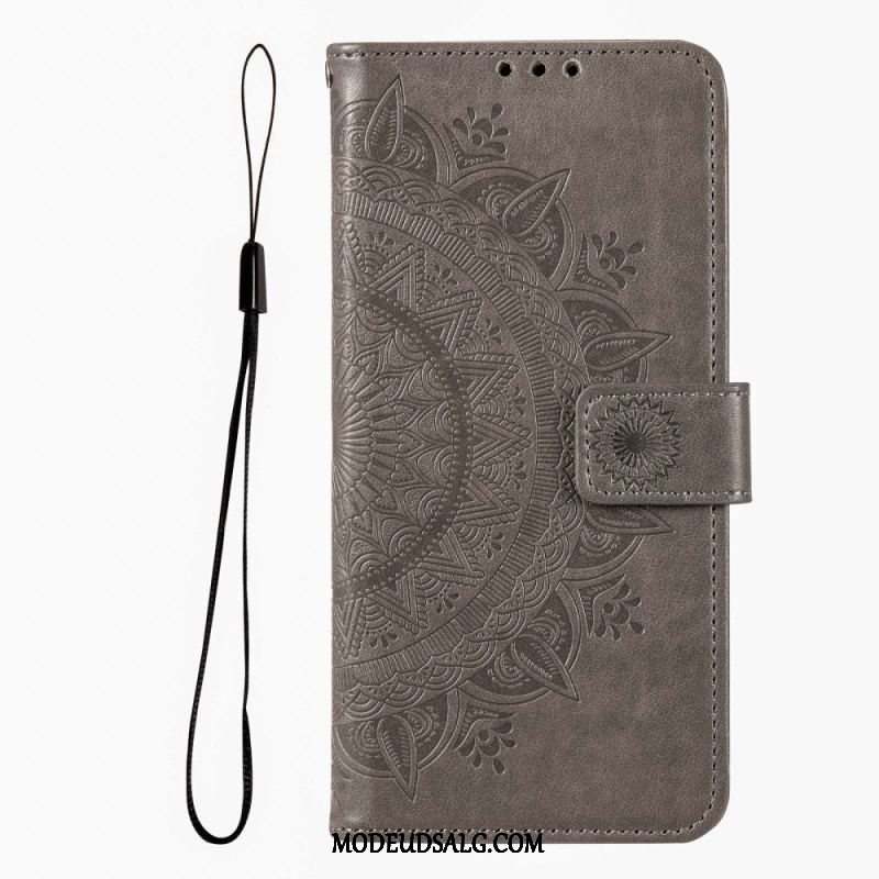 Flip Cover Xiaomi Redmi Note 12 Pro Mandala Sun Med Snor