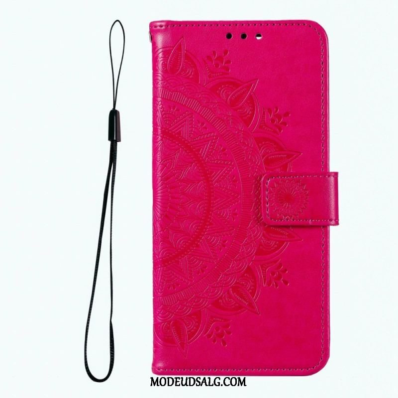 Flip Cover Xiaomi Redmi Note 12 Pro Mandala Sun Med Snor