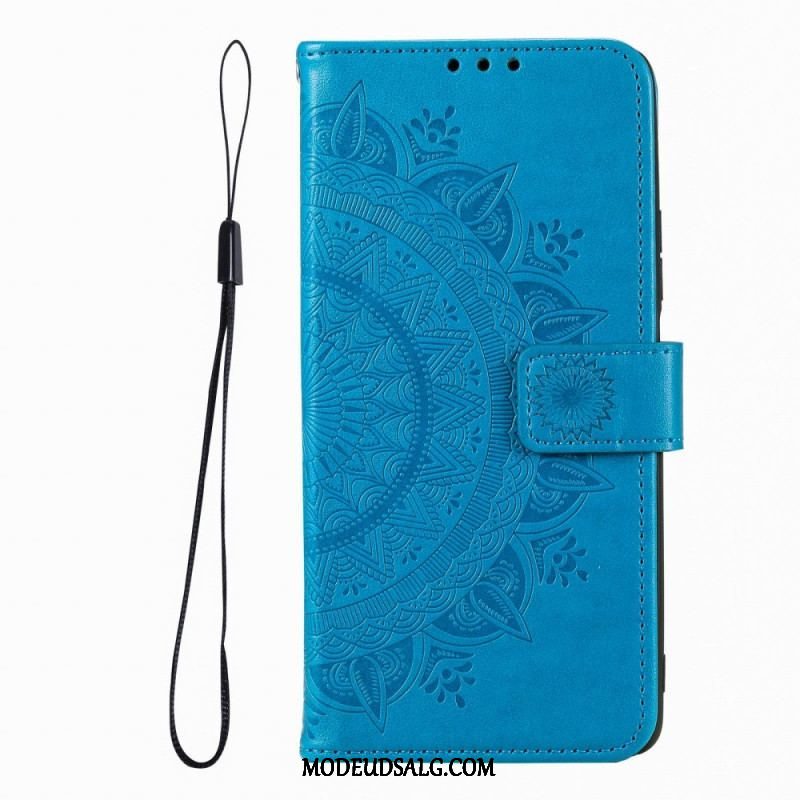 Flip Cover Xiaomi Redmi Note 12 Pro Mandala Sun Med Snor