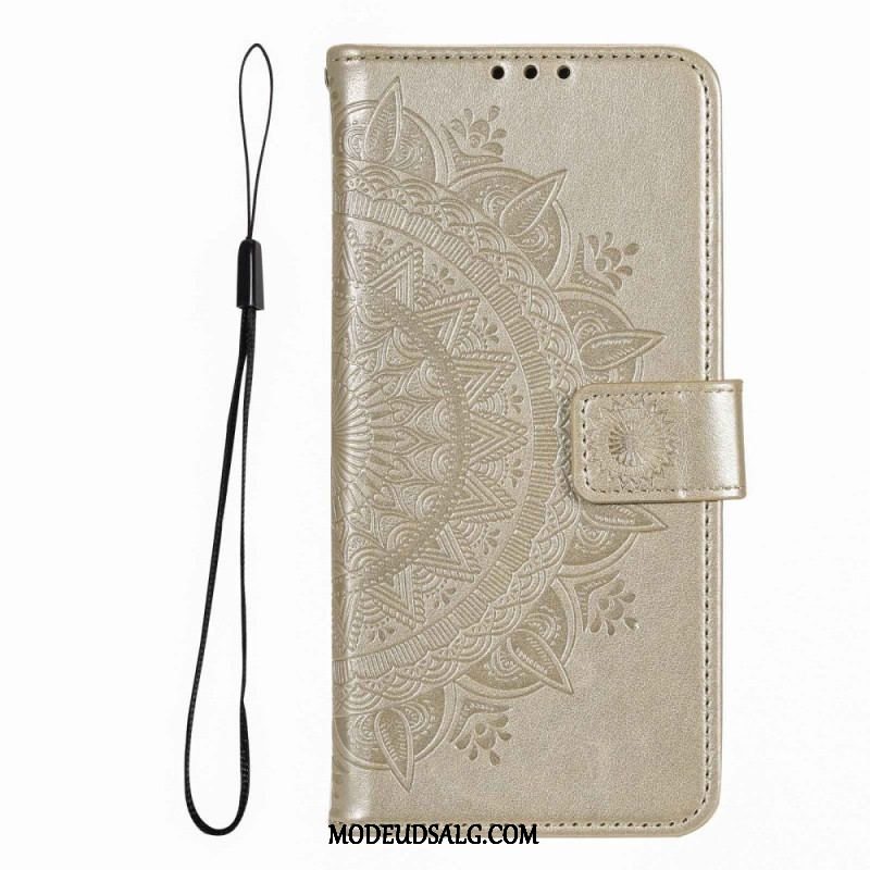 Flip Cover Xiaomi Redmi Note 12 Pro Mandala Sun Med Snor