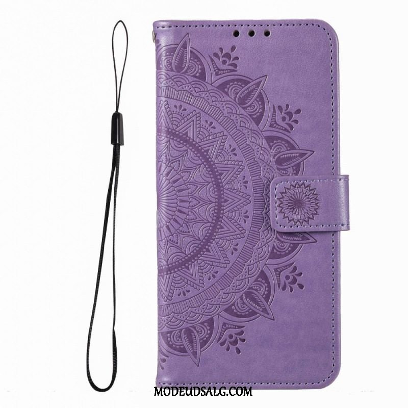 Flip Cover Xiaomi Redmi Note 12 Pro Mandala Sun Med Snor