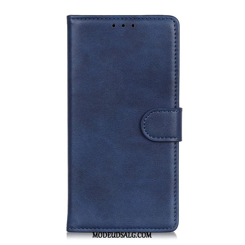 Flip Cover Xiaomi Redmi Note 12 Pro Mat Imiteret Læder