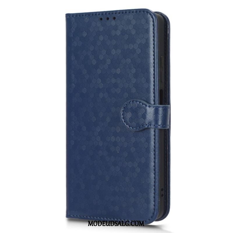 Flip Cover Xiaomi Redmi Note 12 Pro Med Snor 3d Mønster Strappy