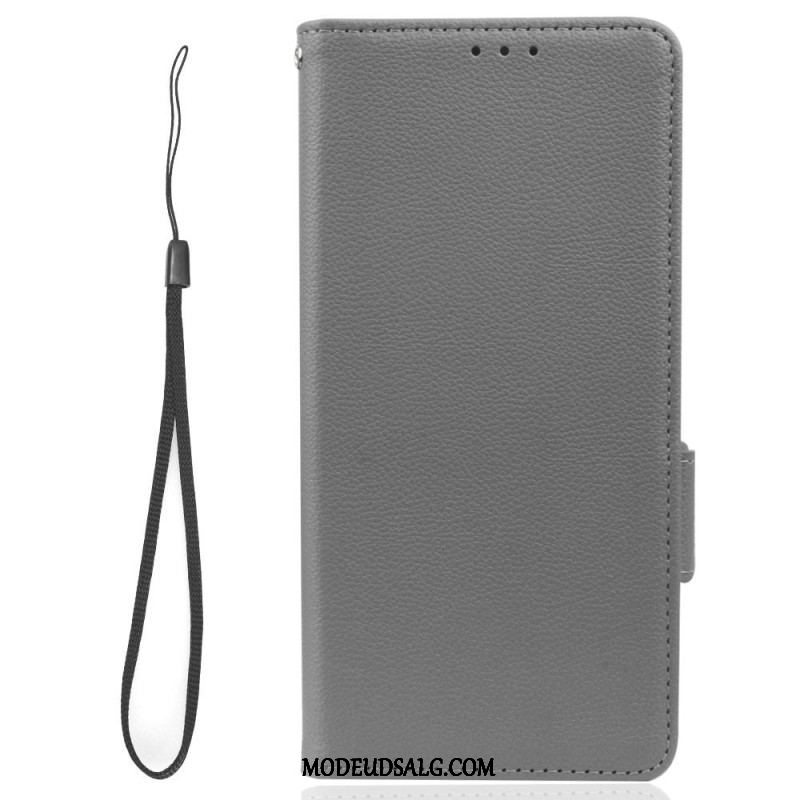 Flip Cover Xiaomi Redmi Note 12 Pro Med Snor Tynd Strappy