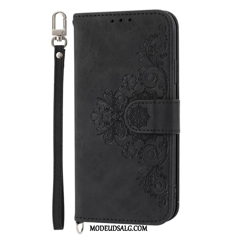 Flip Cover Xiaomi Redmi Note 12 Pro Plus Mandala Med Snor Og Skulderrem