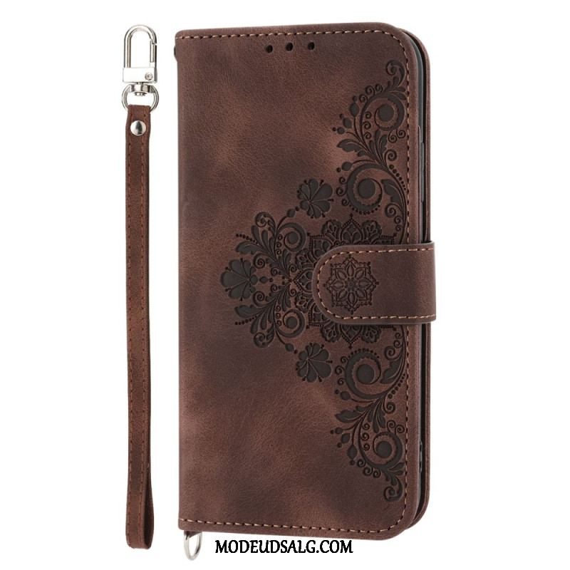 Flip Cover Xiaomi Redmi Note 12 Pro Plus Mandala Med Snor Og Skulderrem