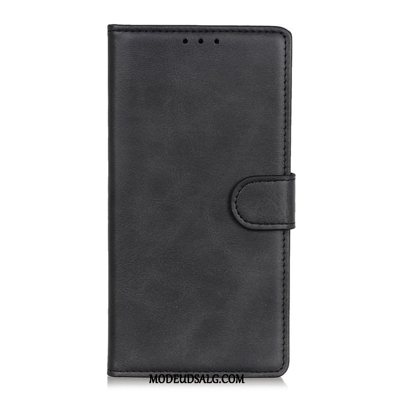 Flip Cover Xiaomi Redmi Note 12 Pro Plus Mat Imiteret Læder