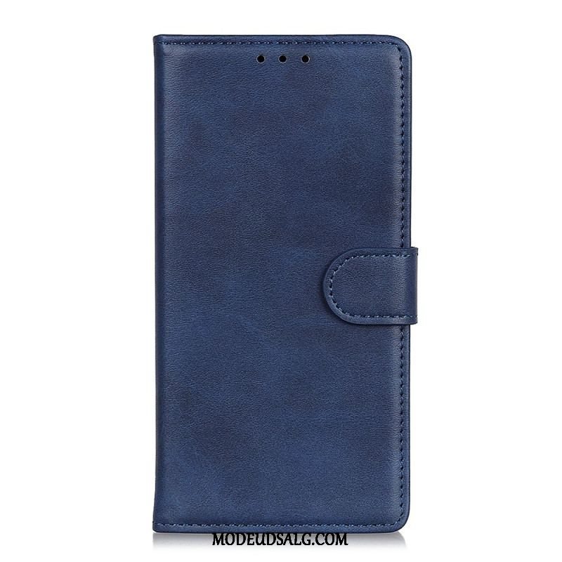 Flip Cover Xiaomi Redmi Note 12 Pro Plus Mat Imiteret Læder