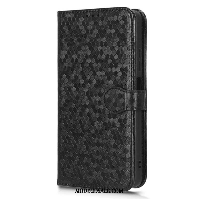 Flip Cover Xiaomi Redmi Note 12 Pro Plus Med Snor 3d Mønster Strappy