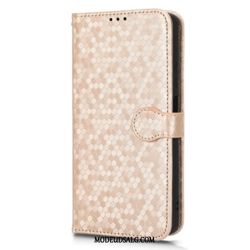 Flip Cover Xiaomi Redmi Note 12 Pro Plus Med Snor 3d Mønster Strappy