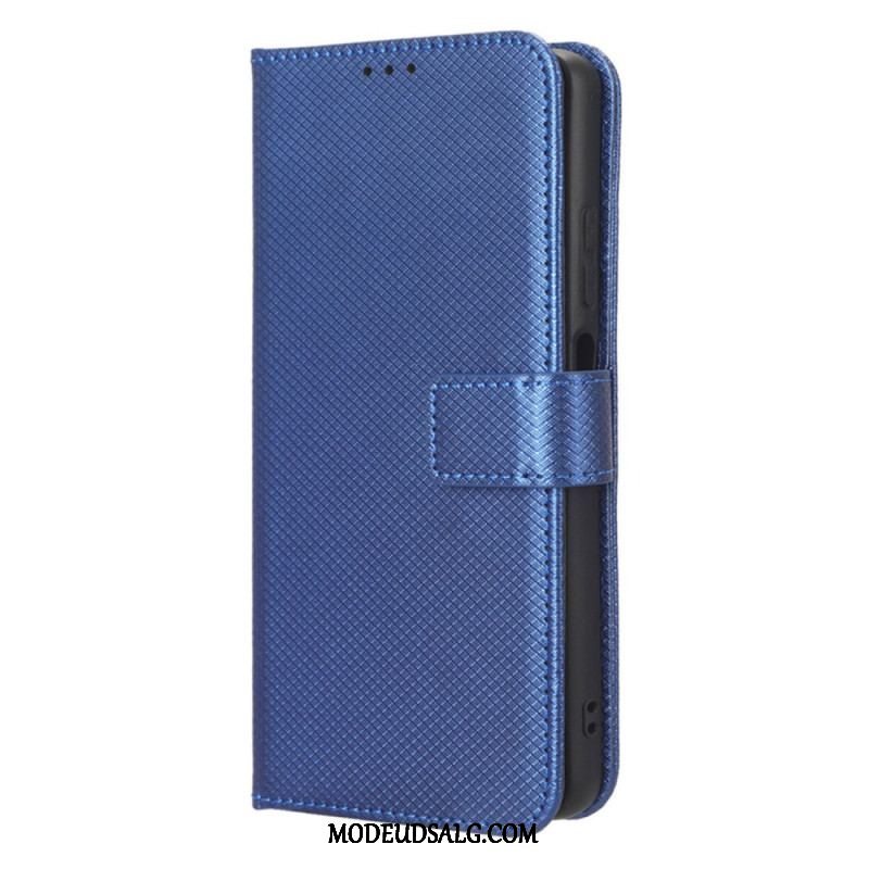 Flip Cover Xiaomi Redmi Note 12 Pro Plus Med Snor Stilfuldt Strappy Imiteret Læder