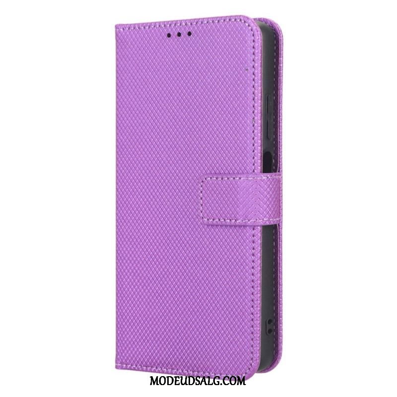 Flip Cover Xiaomi Redmi Note 12 Pro Plus Med Snor Stilfuldt Strappy Imiteret Læder