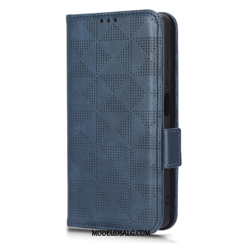 Flip Cover Xiaomi Redmi Note 12 Pro Plus Trekanter Med Snor