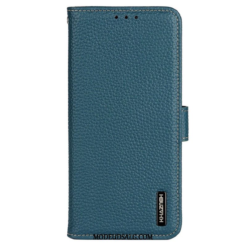 Flip Cover Xiaomi Redmi Note 13 4g Khazneh Litchi Læder