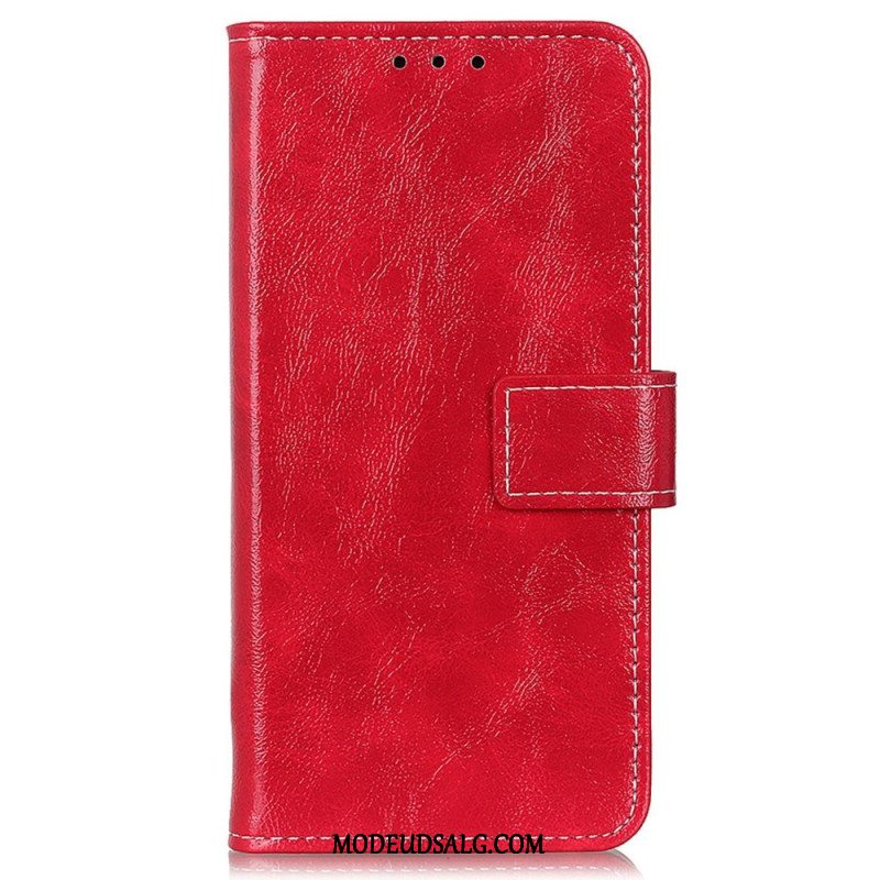 Flip Cover Xiaomi Redmi Note 13 4g Skinnende Kunstlæder