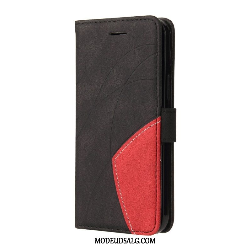 Flip Cover Xiaomi Redmi Note 13 4g Tofarvet Zig-zag