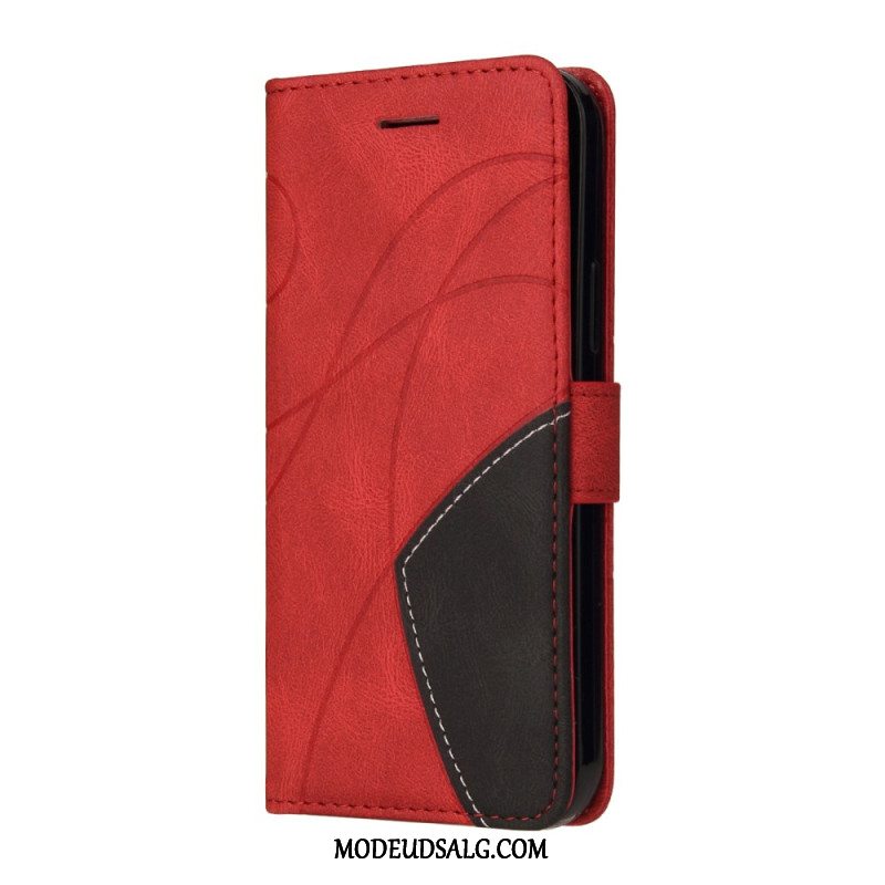 Flip Cover Xiaomi Redmi Note 13 4g Tofarvet Zig-zag