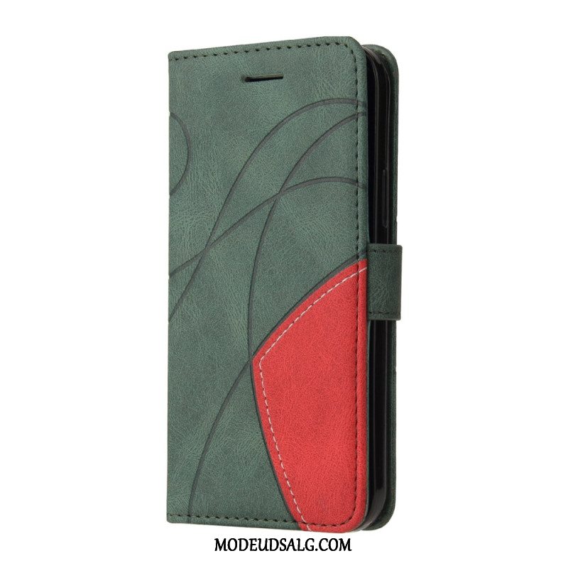 Flip Cover Xiaomi Redmi Note 13 4g Tofarvet Zig-zag