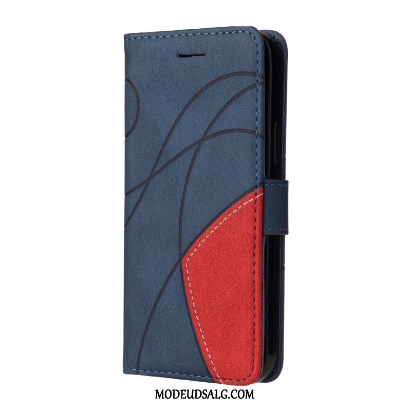 Flip Cover Xiaomi Redmi Note 13 4g Tofarvet Zig-zag