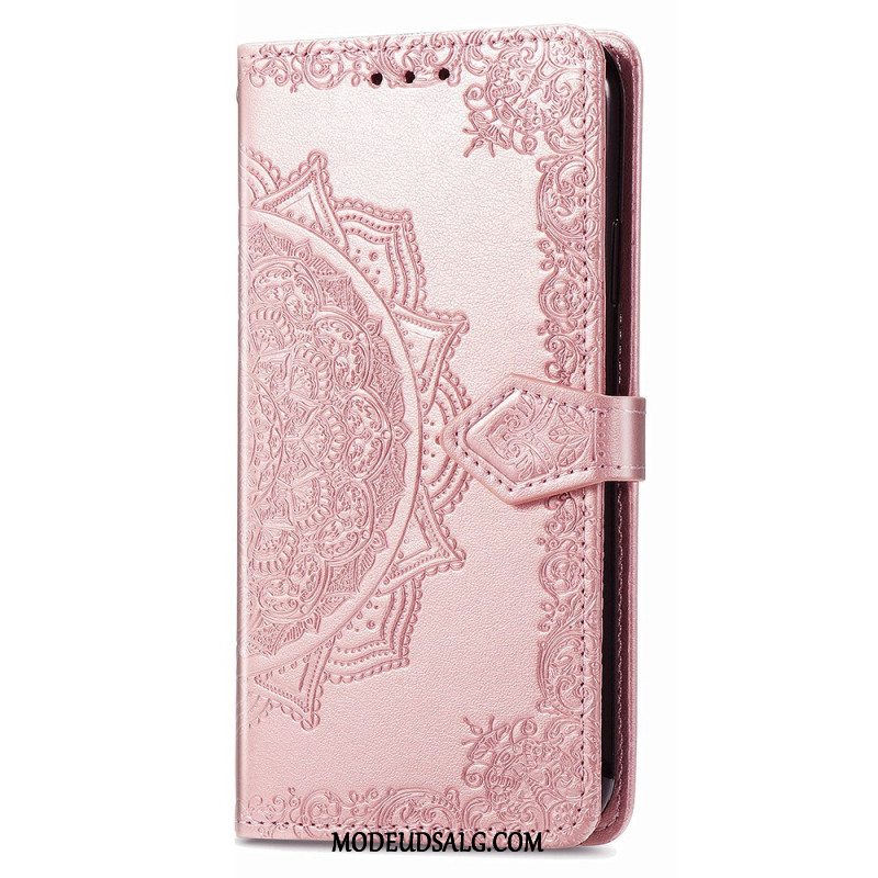 Flip Cover Xiaomi Redmi Note 13 5g Barok Mandala Med Rem