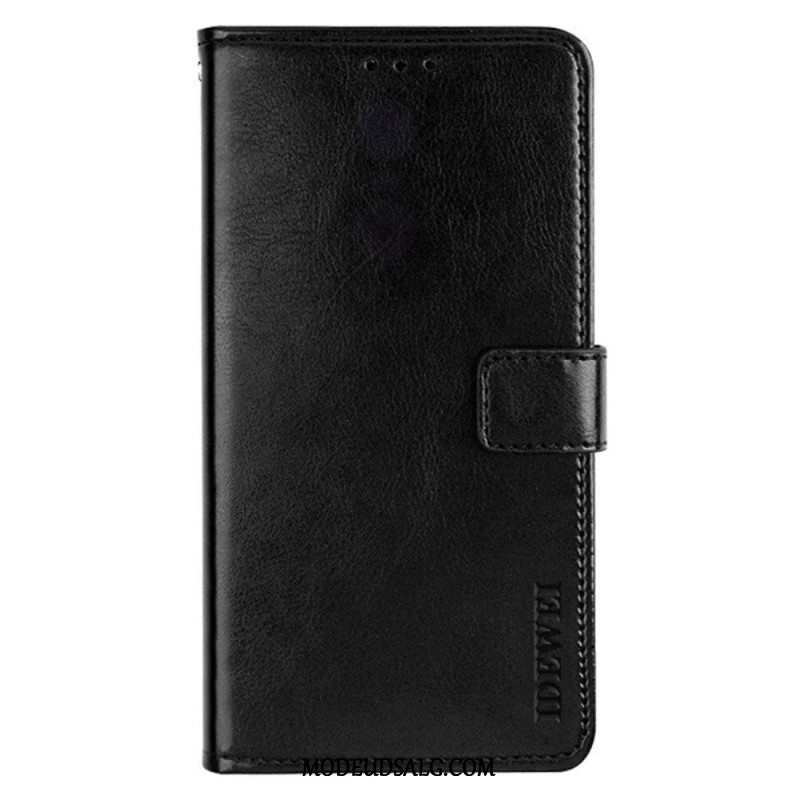 Flip Cover Xiaomi Redmi Note 13 5g Lædereffekt Idewei