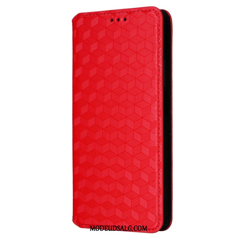 Flip Cover Xiaomi Redmi Note 13 Pro 4g Diamantmønster