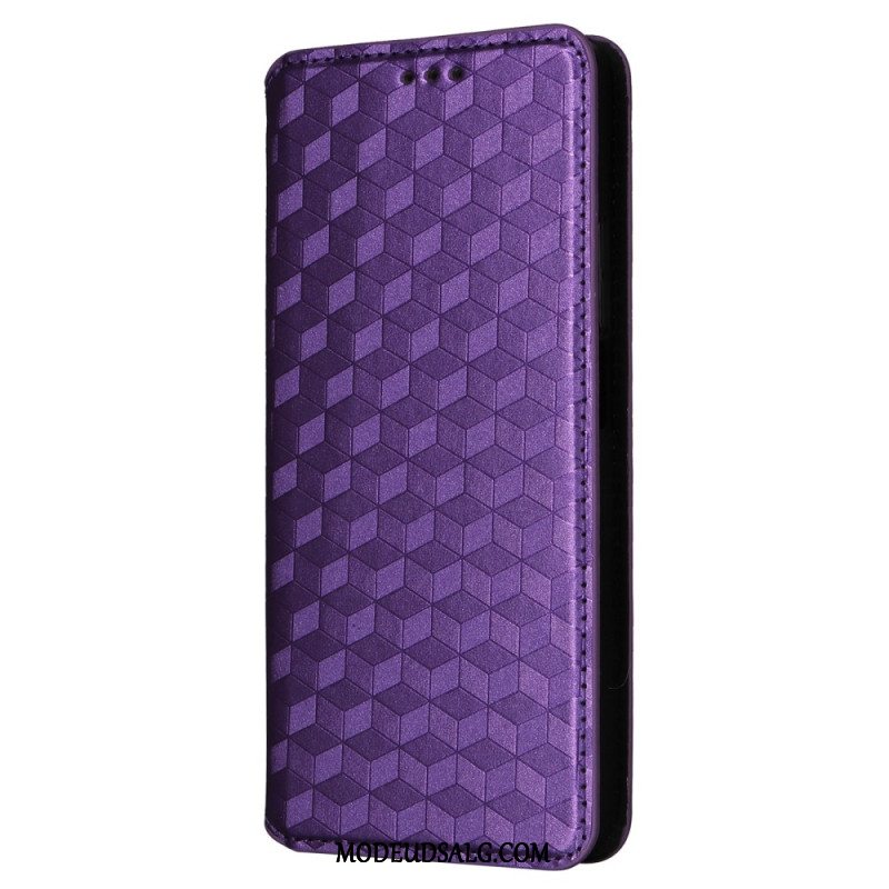 Flip Cover Xiaomi Redmi Note 13 Pro 4g Diamantmønster