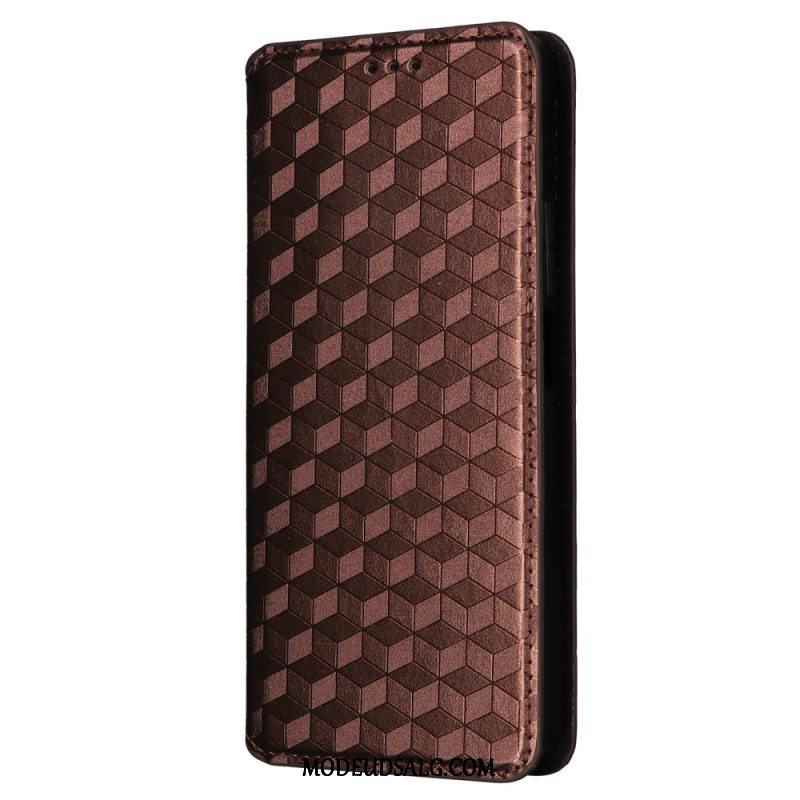 Flip Cover Xiaomi Redmi Note 13 Pro 4g Diamantmønster