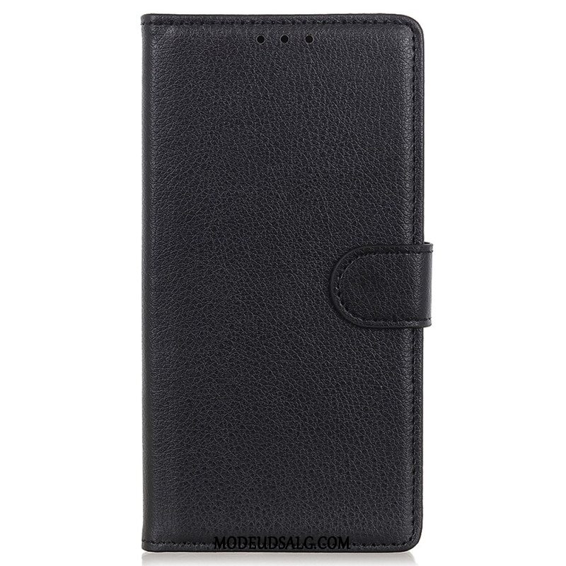 Flip Cover Xiaomi Redmi Note 13 Pro 4g Traditionelt Kunstlæder