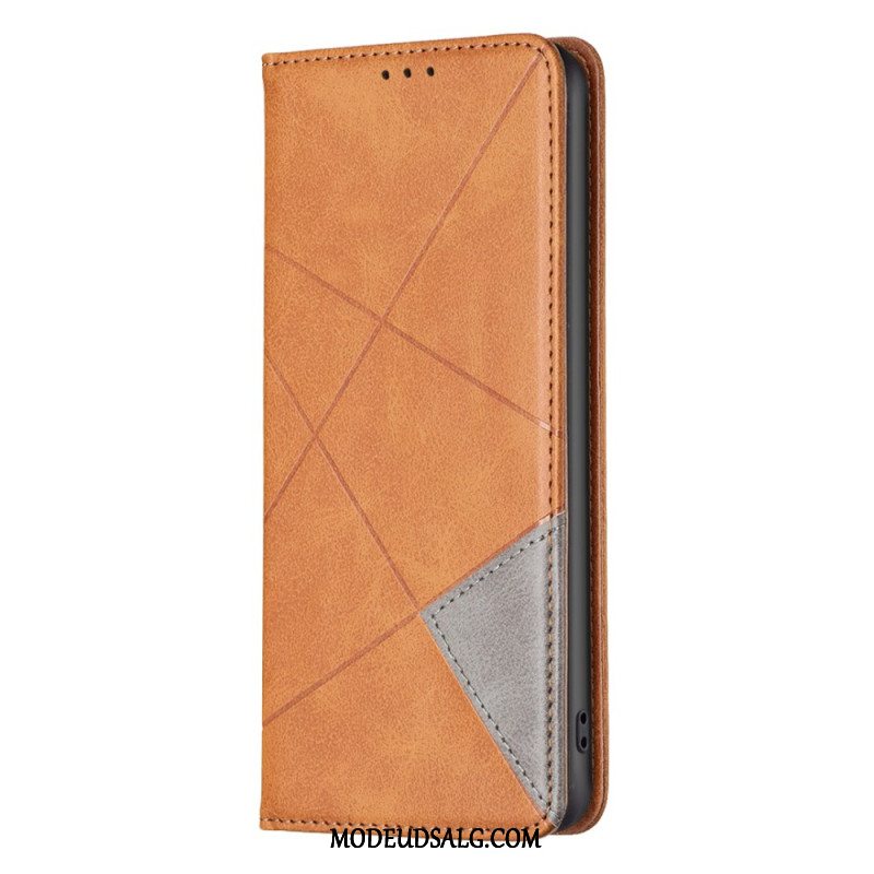 Flip Cover Xiaomi Redmi Note 13 Pro 5g Geometriske Mønstre