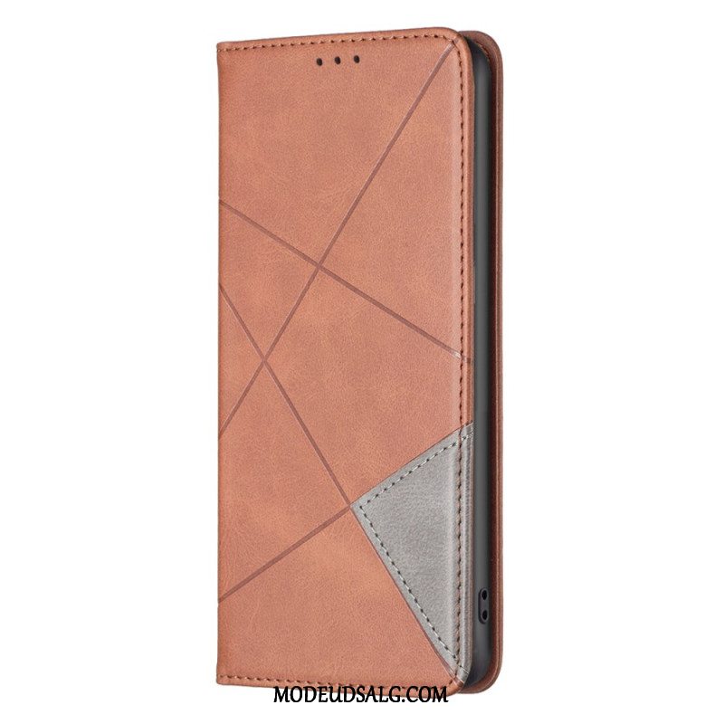 Flip Cover Xiaomi Redmi Note 13 Pro 5g Geometriske Mønstre