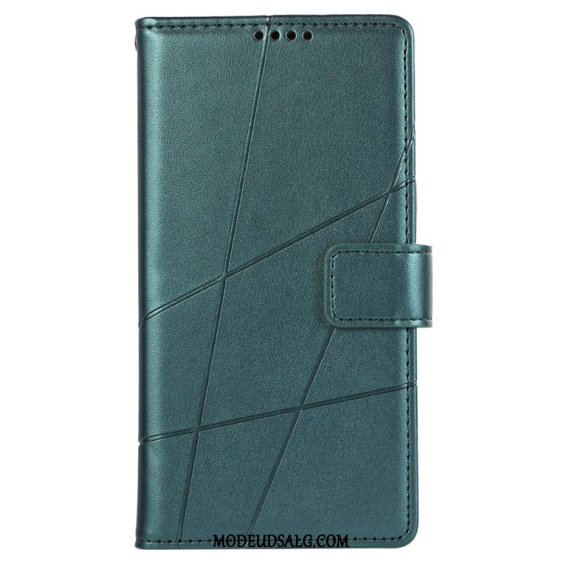 Flip Cover Xiaomi Redmi Note 13 Pro 5g Linjer Med Snor