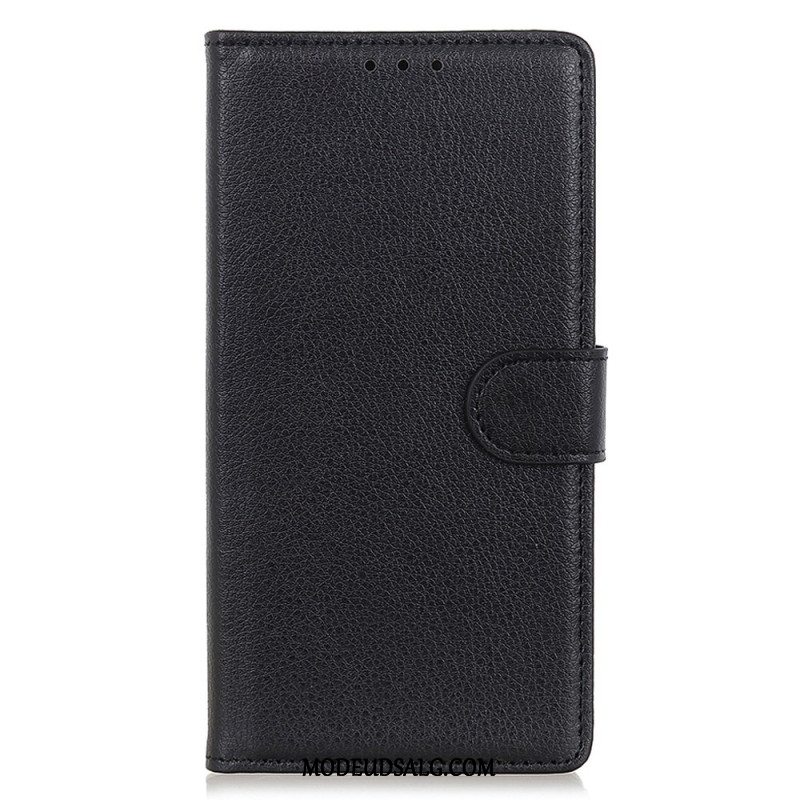 Flip Cover Xiaomi Redmi Note 13 Pro 5g Traditionelt Kunstlæder