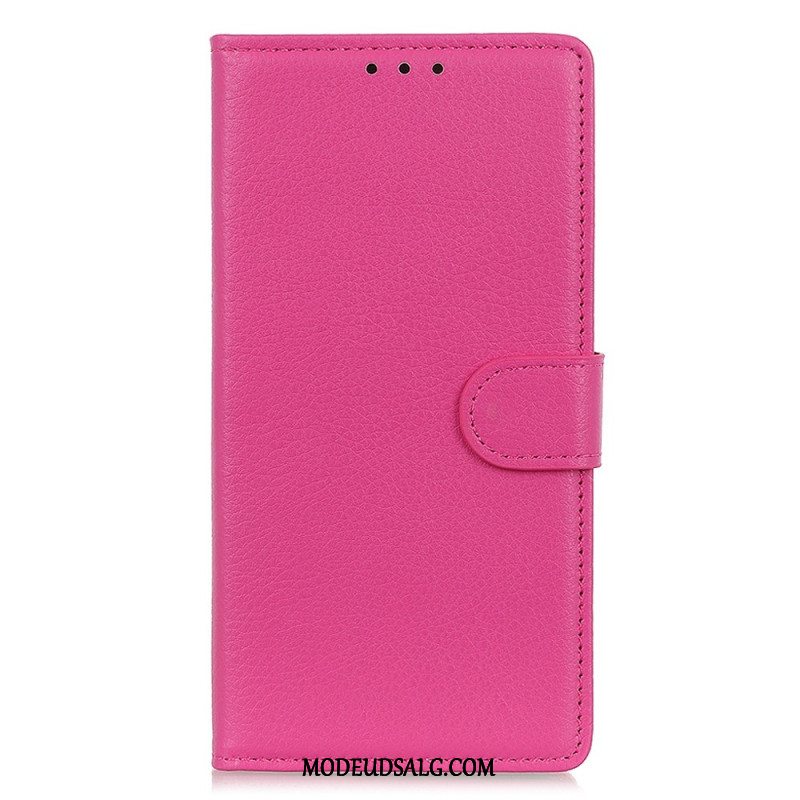 Flip Cover Xiaomi Redmi Note 13 Pro 5g Traditionelt Kunstlæder