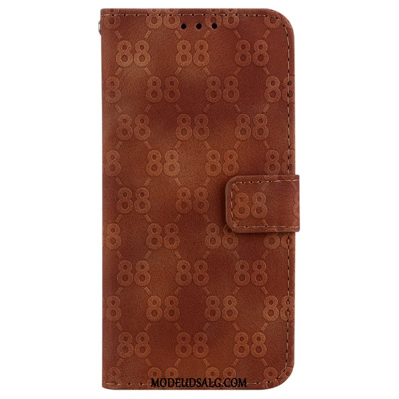 Flip Cover Xiaomi Redmi Note 13 Pro Plus 5g Design 88 Med Rem