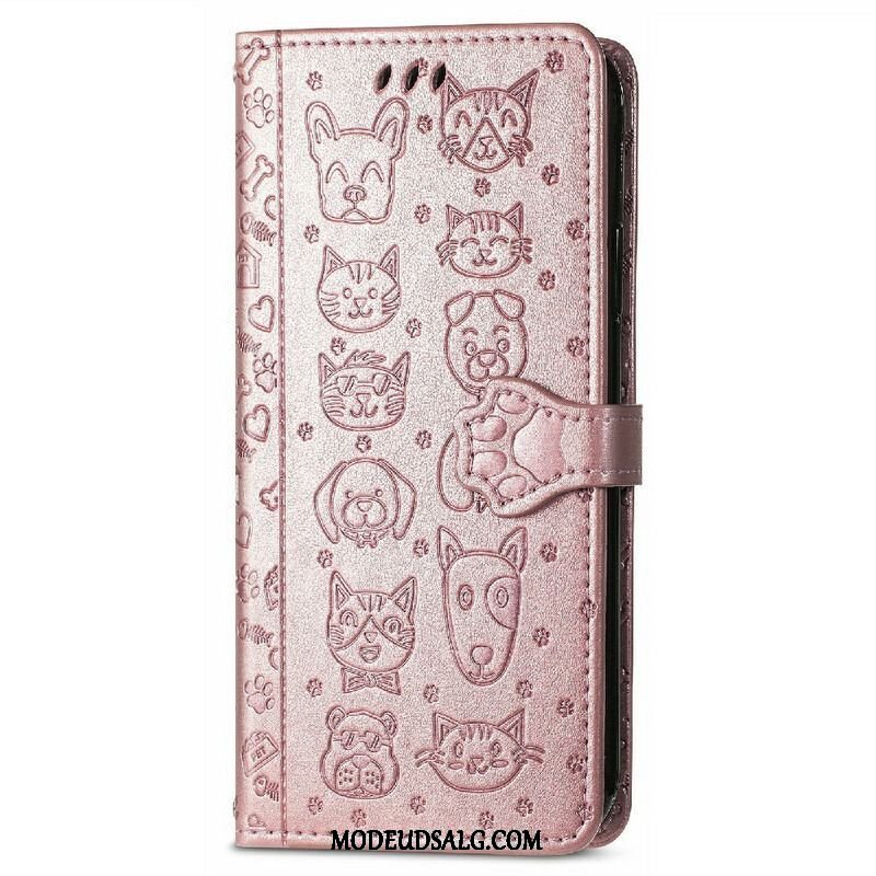 Flip Cover iPhone 13 Mini Animerede Dyr