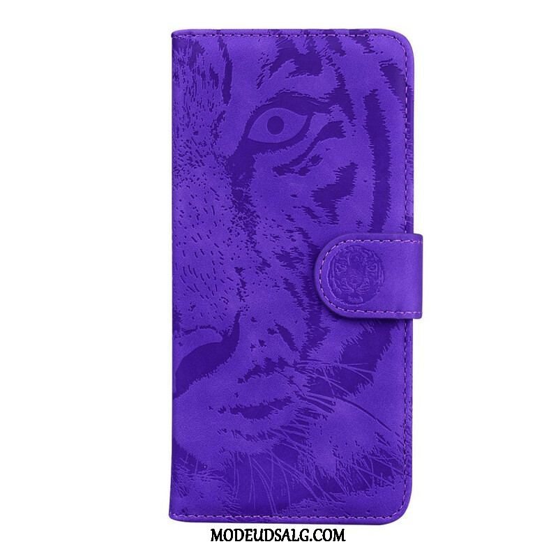 Flip Cover iPhone 13 Mini Tiger Ansigtsprint