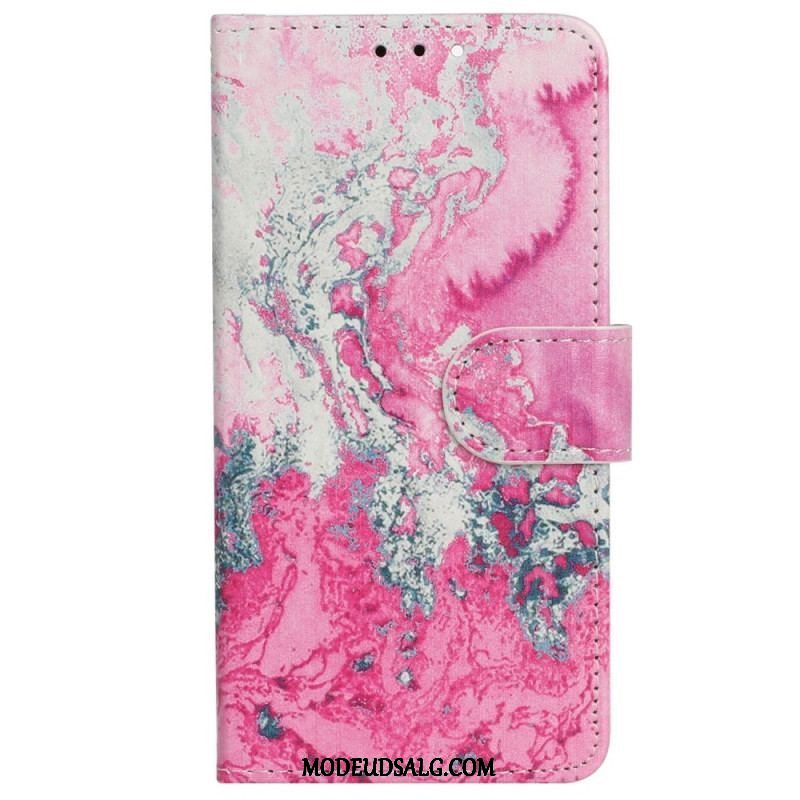 Flip Cover iPhone 14 Marmor