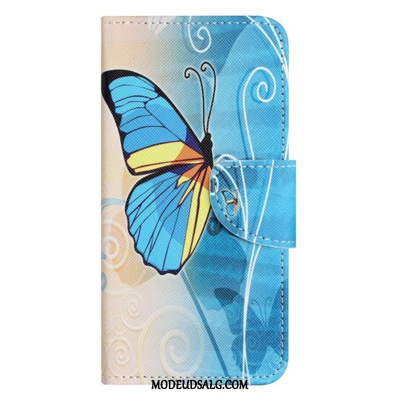 Flip Cover iPhone 14 Plus Smukke Sommerfugle