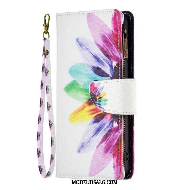 Flip Cover iPhone 14 Pro Punge Etui Blomster Tegnebog