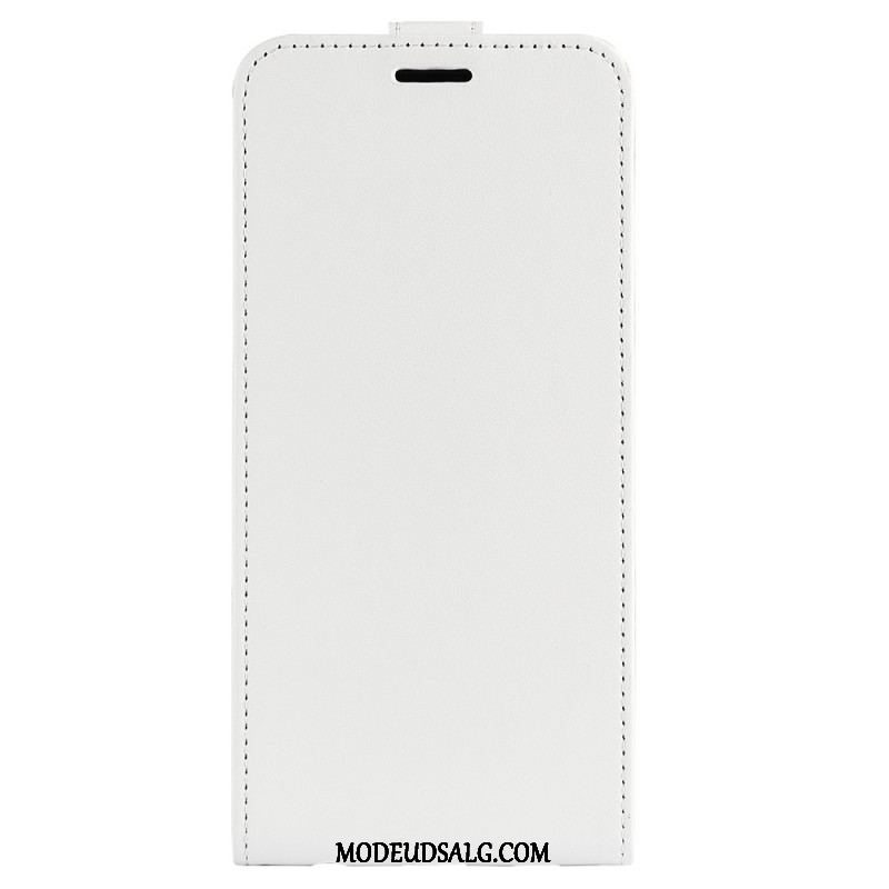 Flip Cover iPhone 15 Læder Cover Lodret Klap