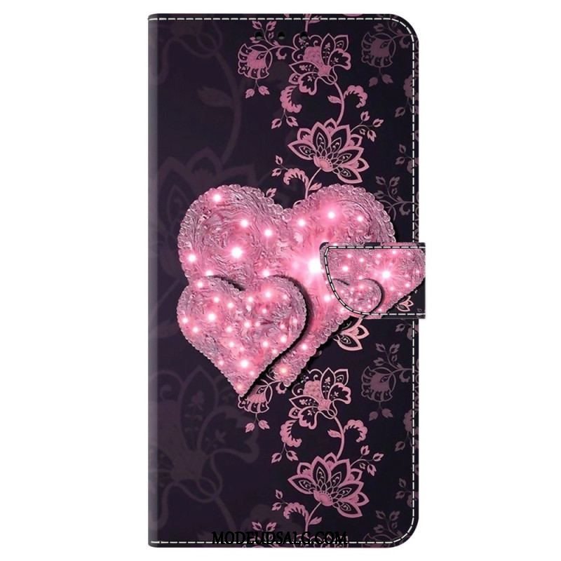 Flip Cover iPhone 15 Pro Hjerter